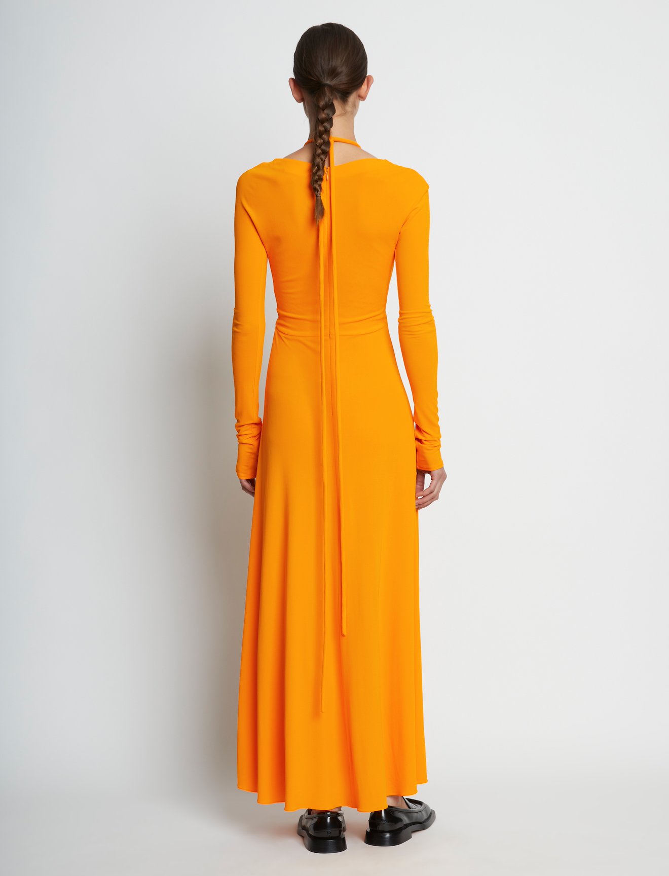 Matte Jersey Long Sleeve Dress #2