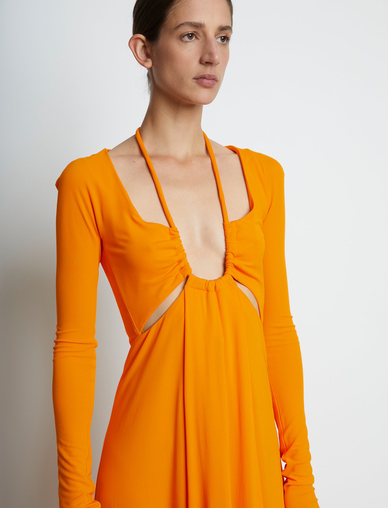 Matte Jersey Long Sleeve Dress #3