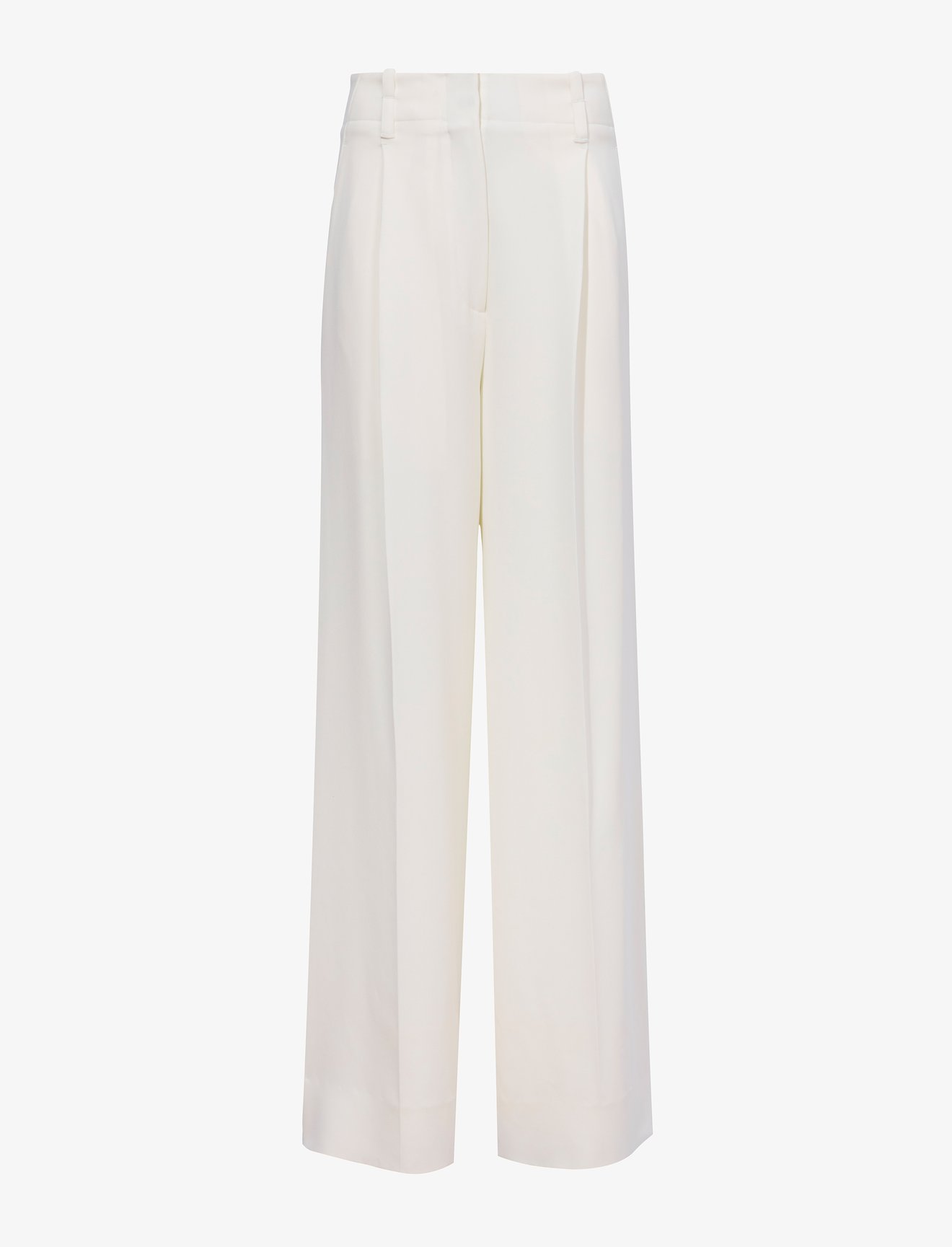 Matte Viscose Crepe Wide Leg Pants #4