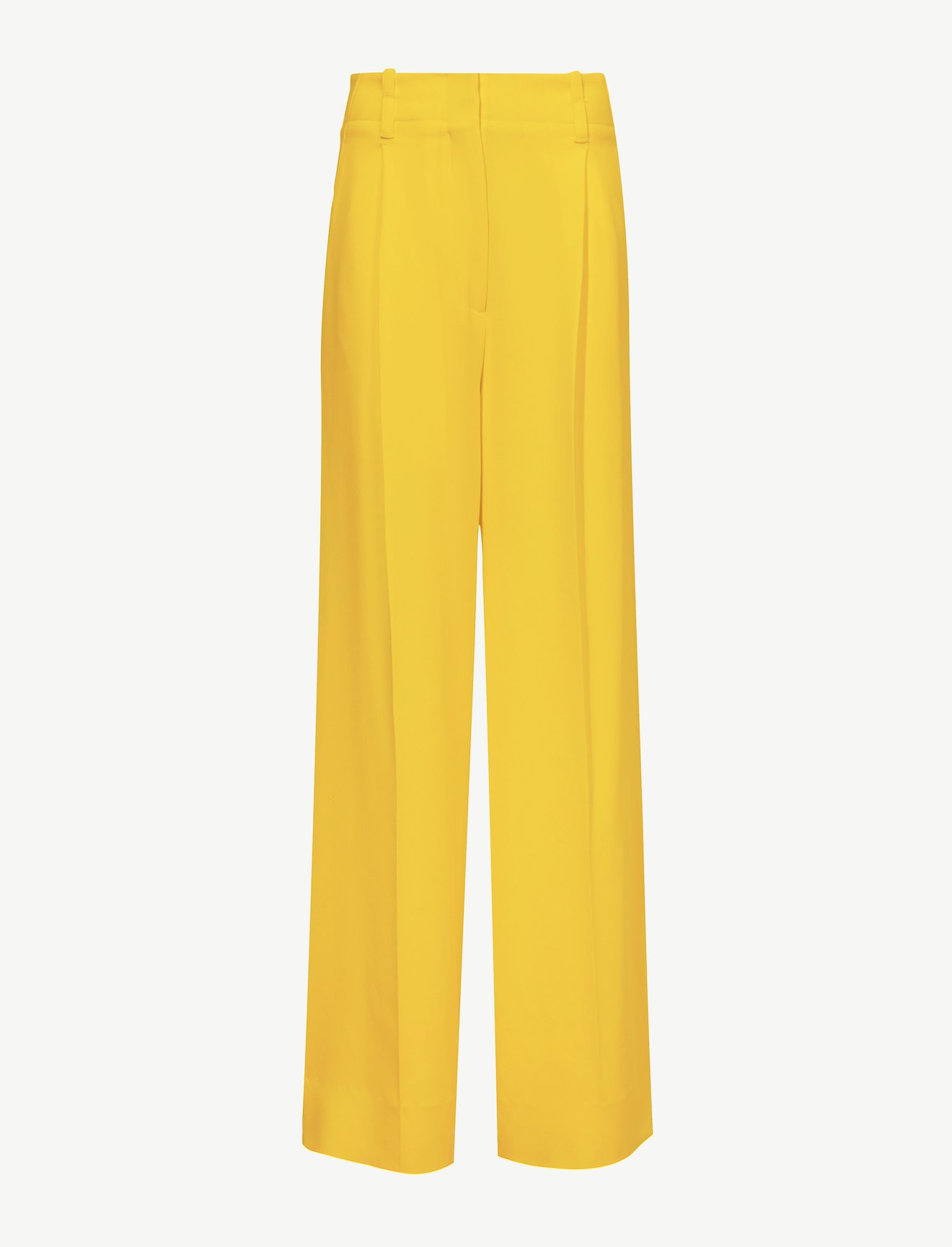 Matte Viscose Crepe Wide Leg Pants #4