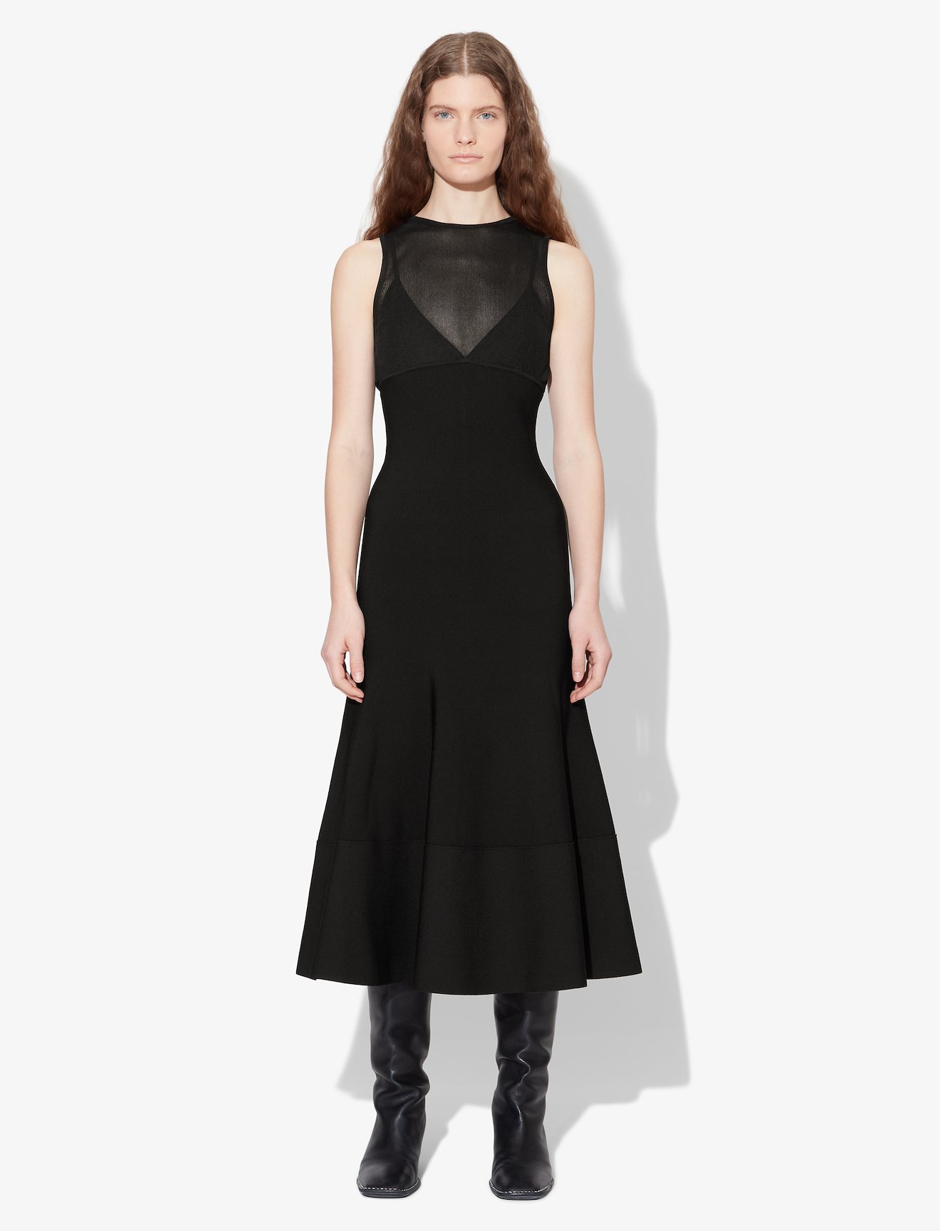 Matte Viscose Knit Dress #1