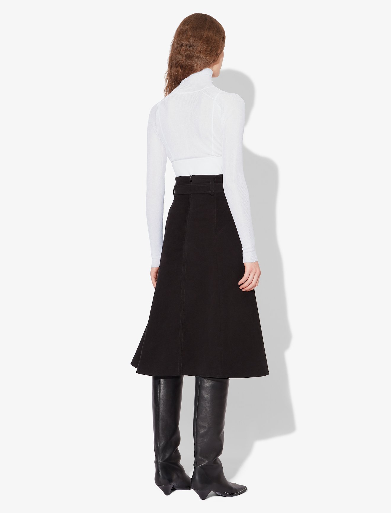 Matte Viscose Knit Turtleneck #2