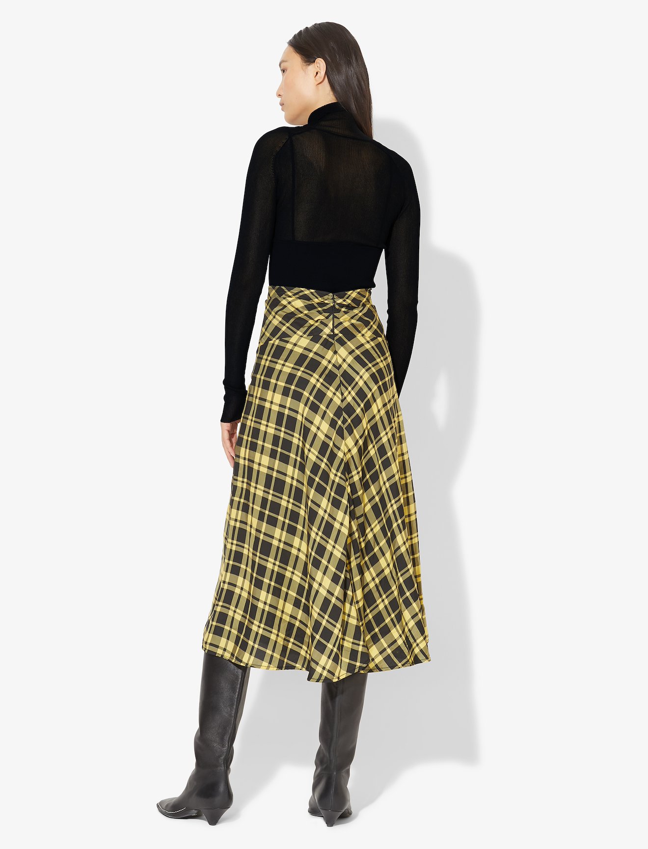 Matte Viscose Knit Turtleneck #2