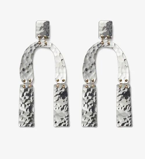 Medium Hammered Earrings