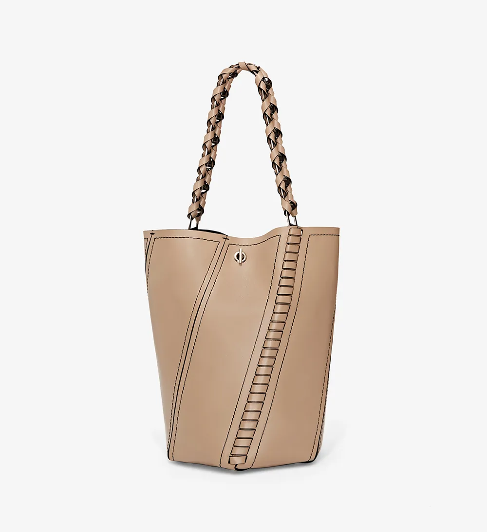 Medium Hex Bucket Bag