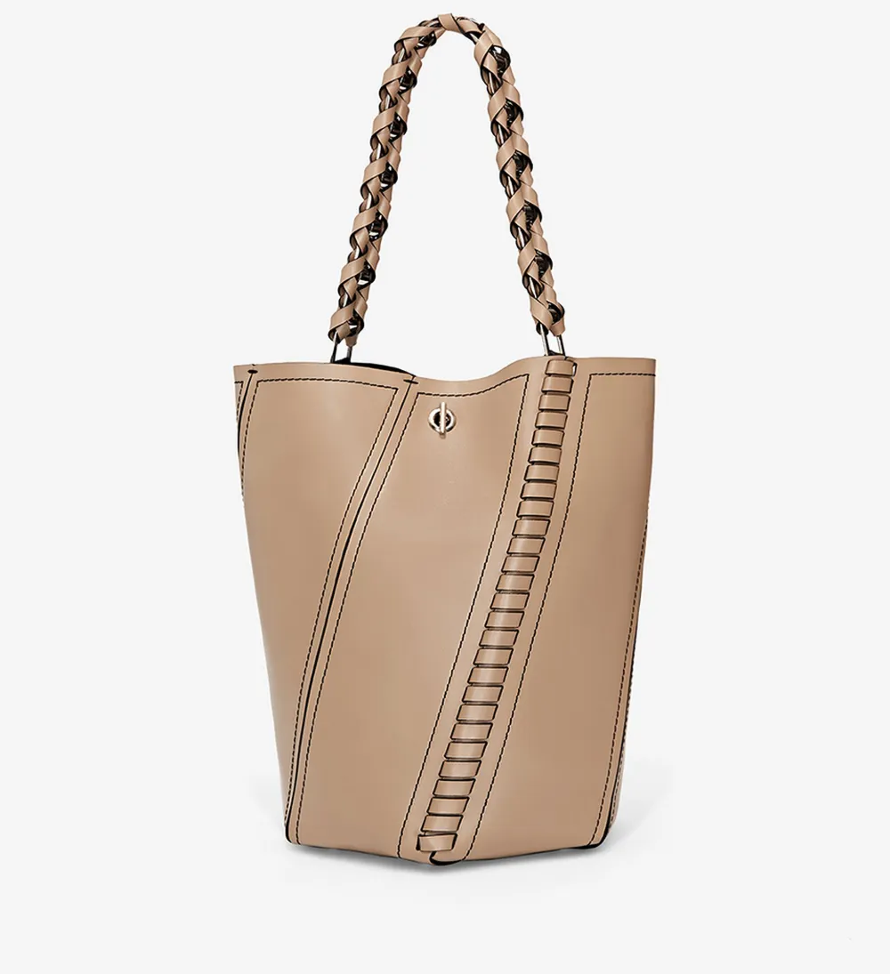 Medium Hex Bucket Bag