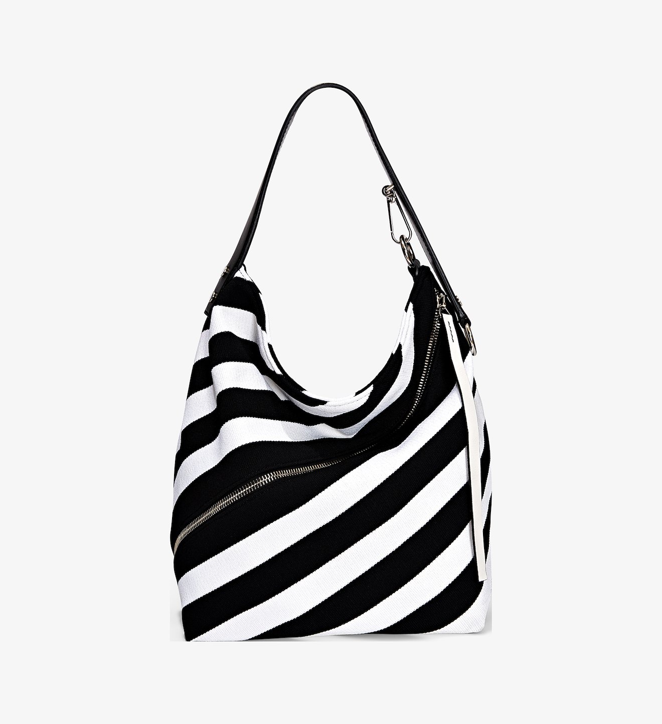 Medium Knit Zip Hobo