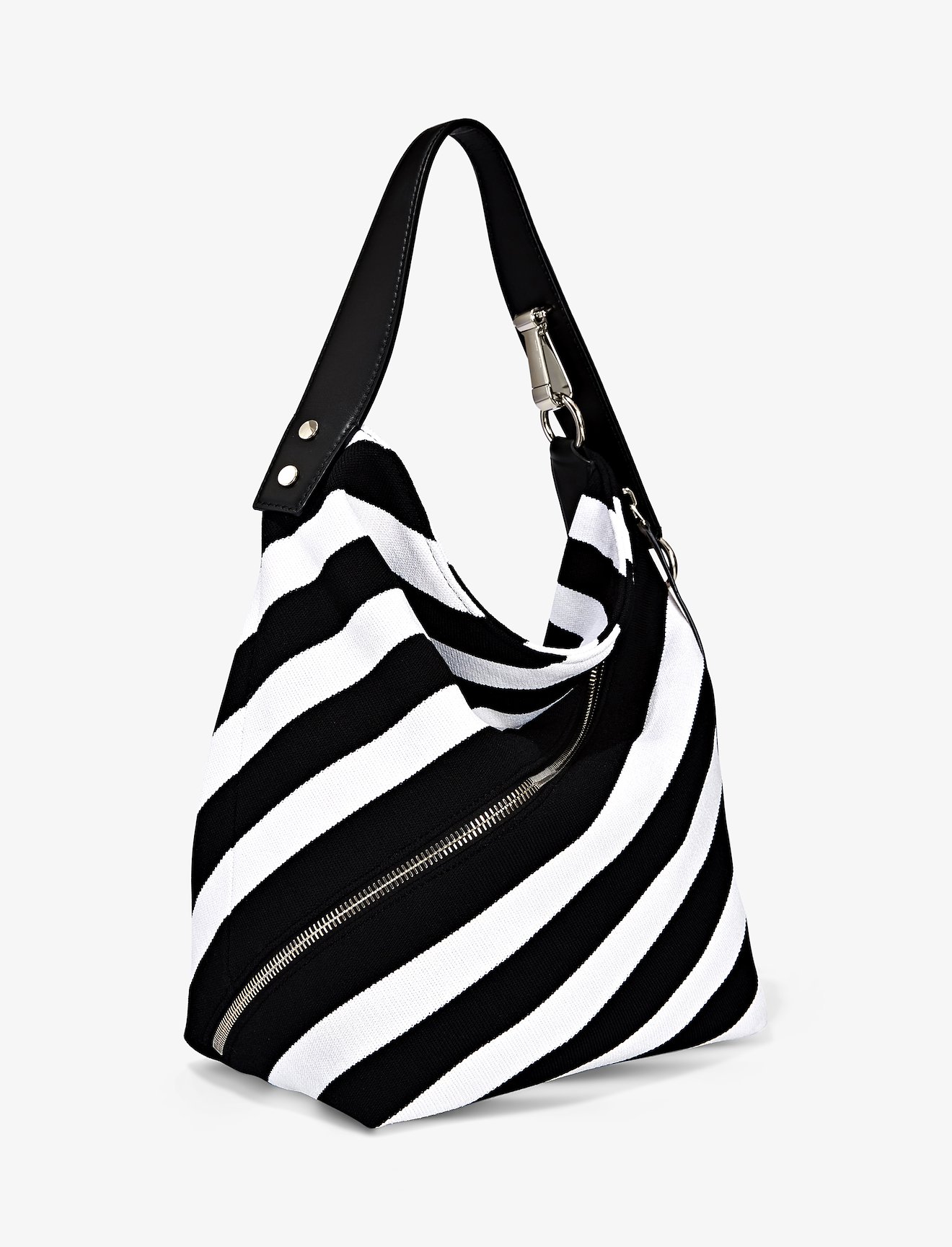 Medium Knit Zip Hobo #1
