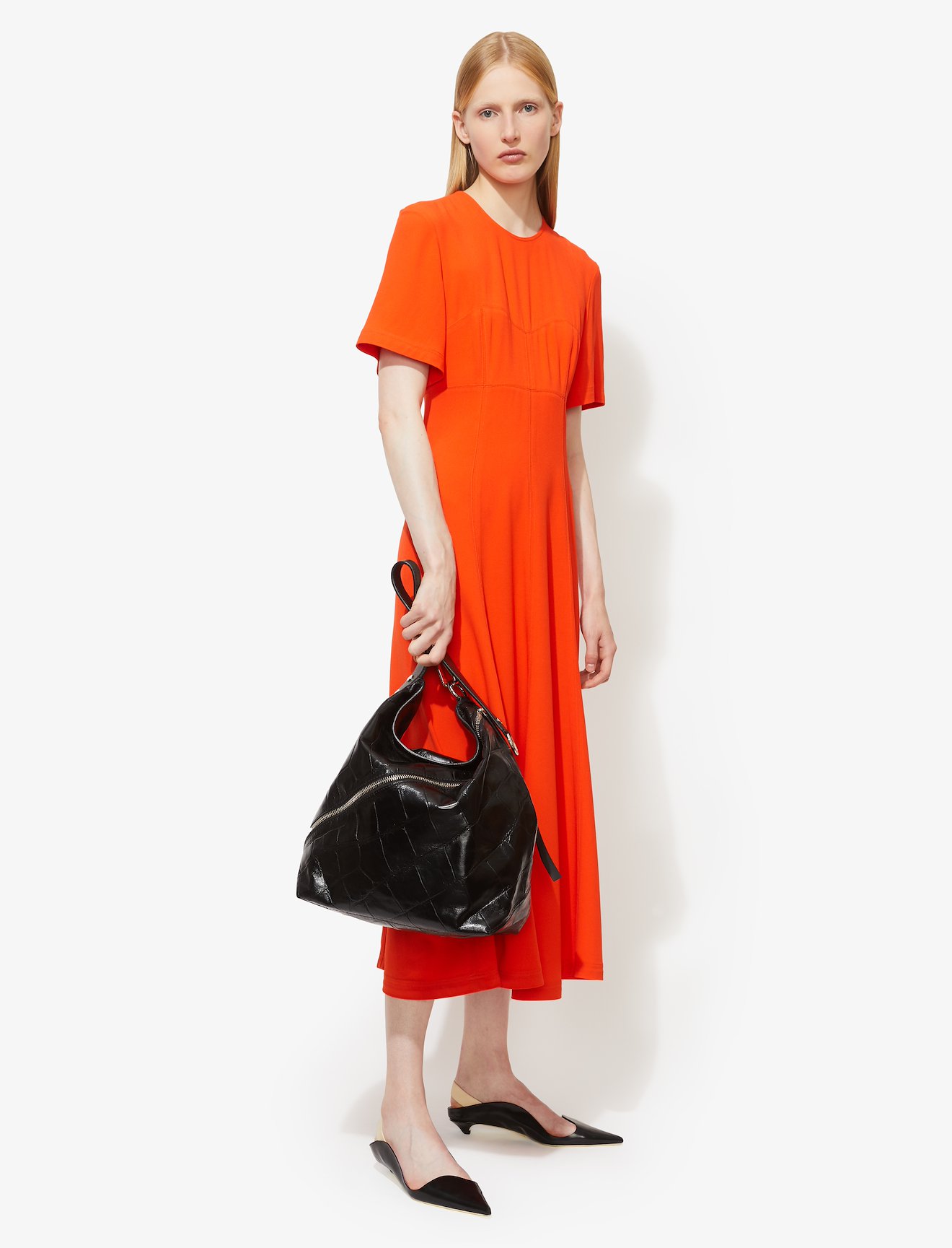 Medium Pebbled Leather Zip Hobo #2