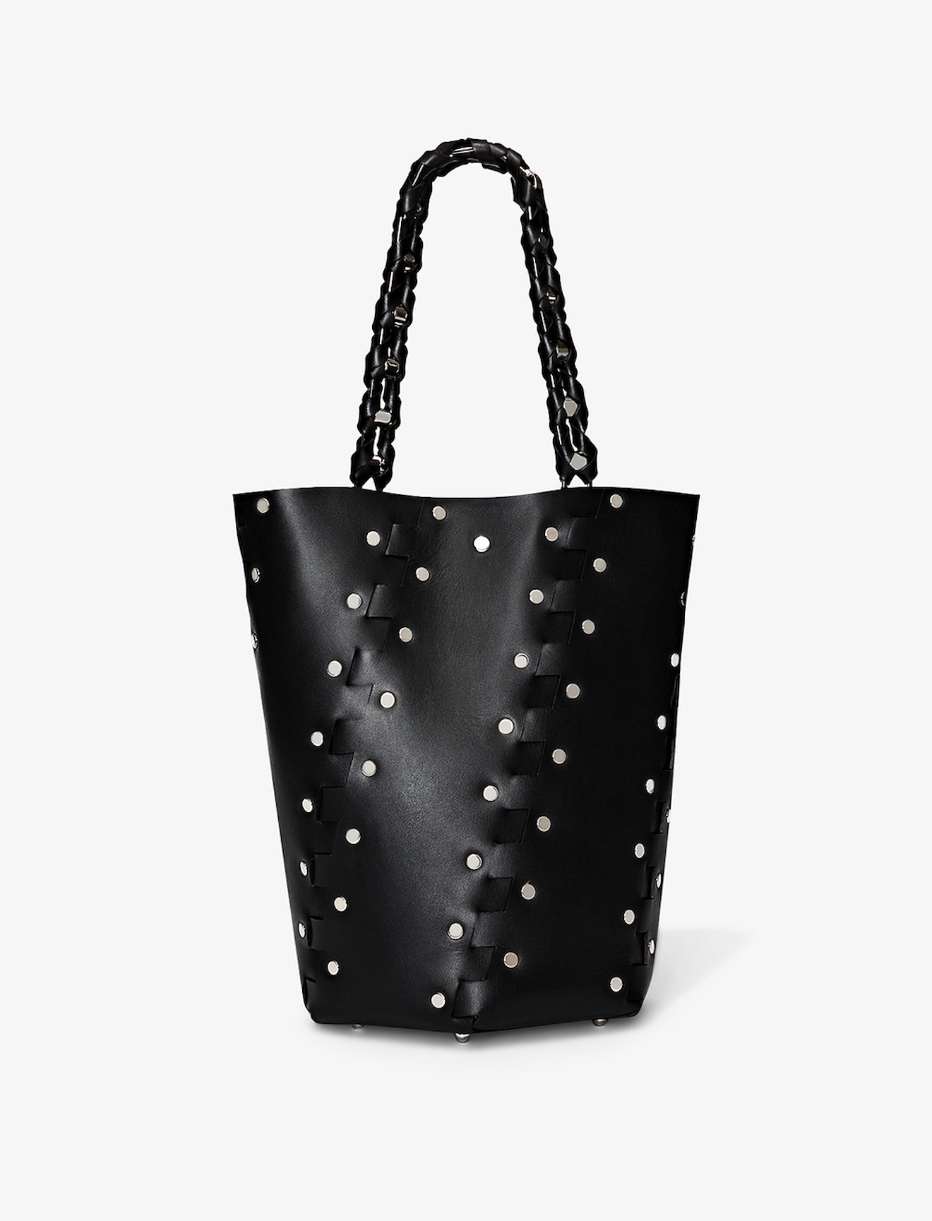Medium Studded Hex Bucket Bag #1