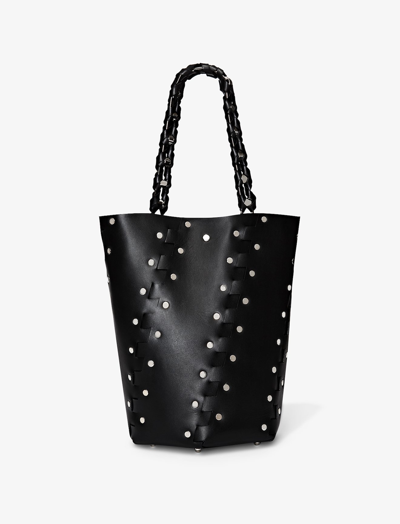 Medium Studded Hex Bucket Bag #2