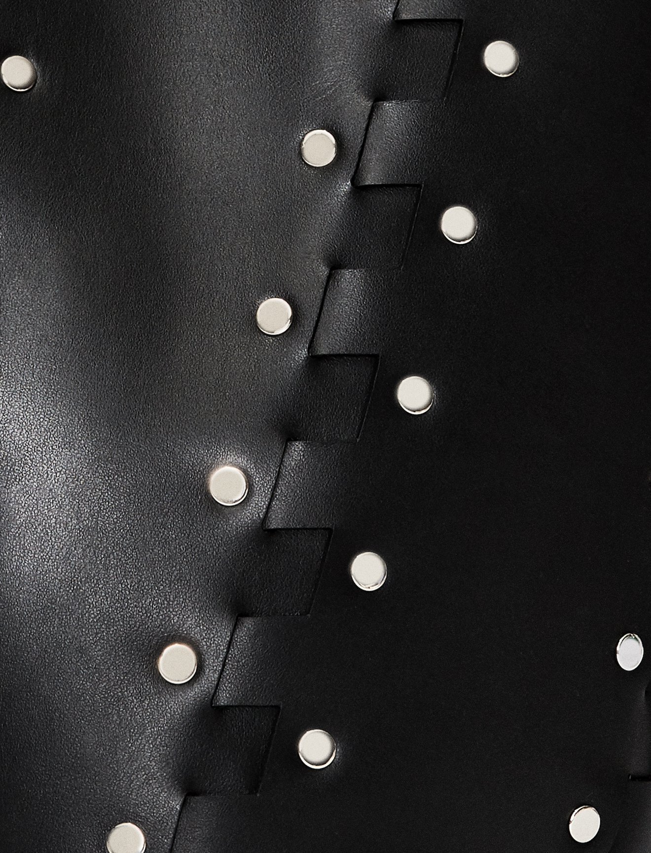 Medium Studded Hex Bucket Bag #4