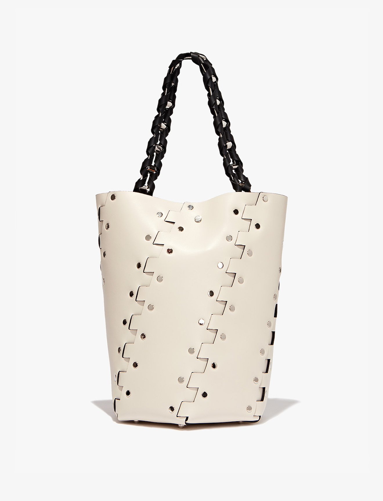 Medium Studded Hex Bucket Bag #2
