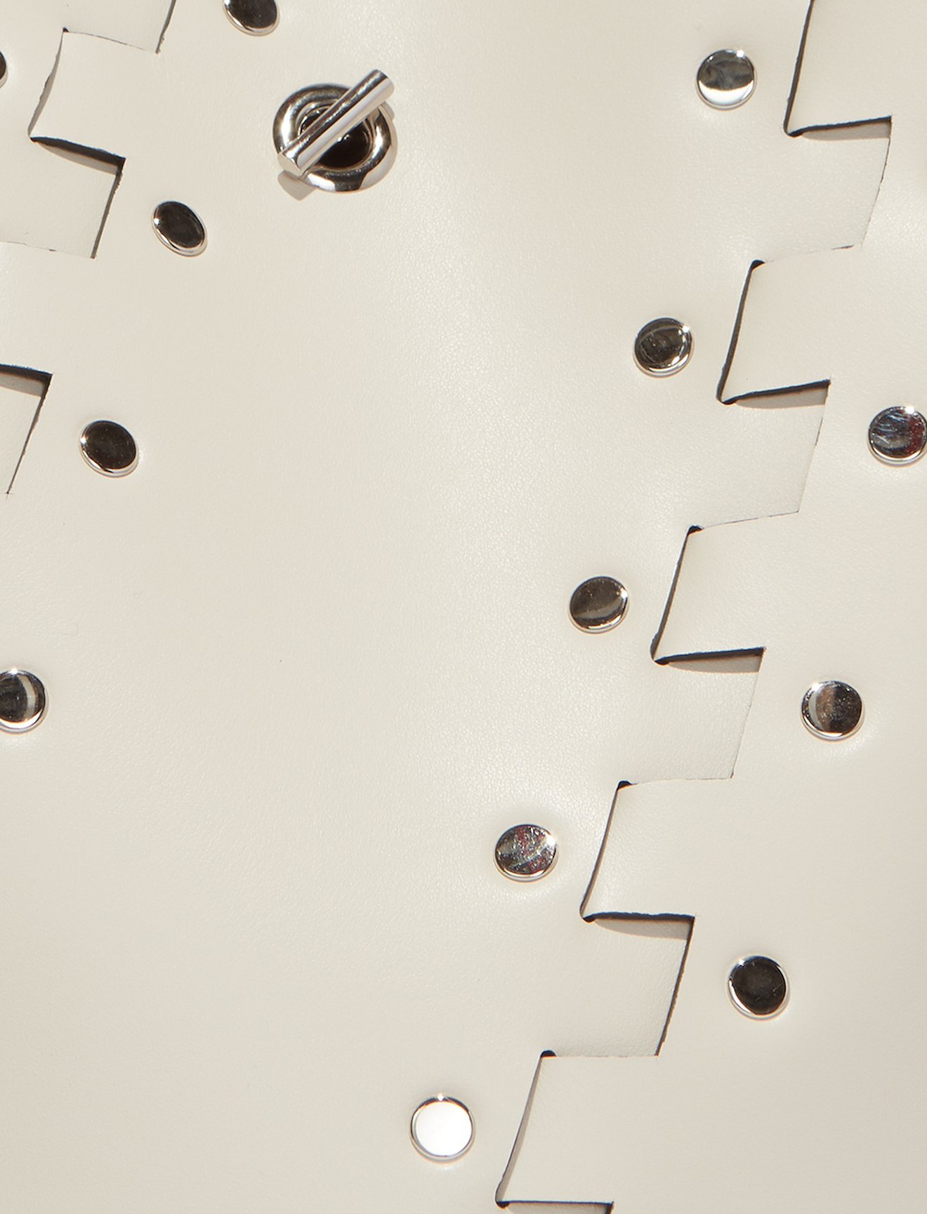 Medium Studded Hex Bucket Bag #4