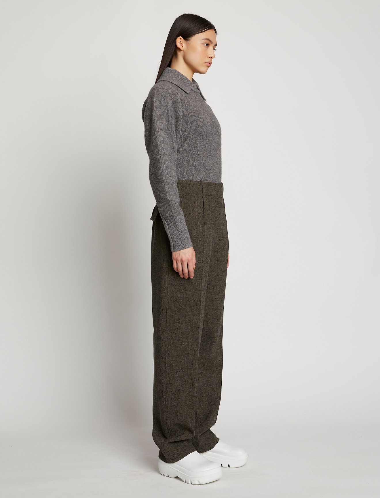 Melange Suiting Pants #1