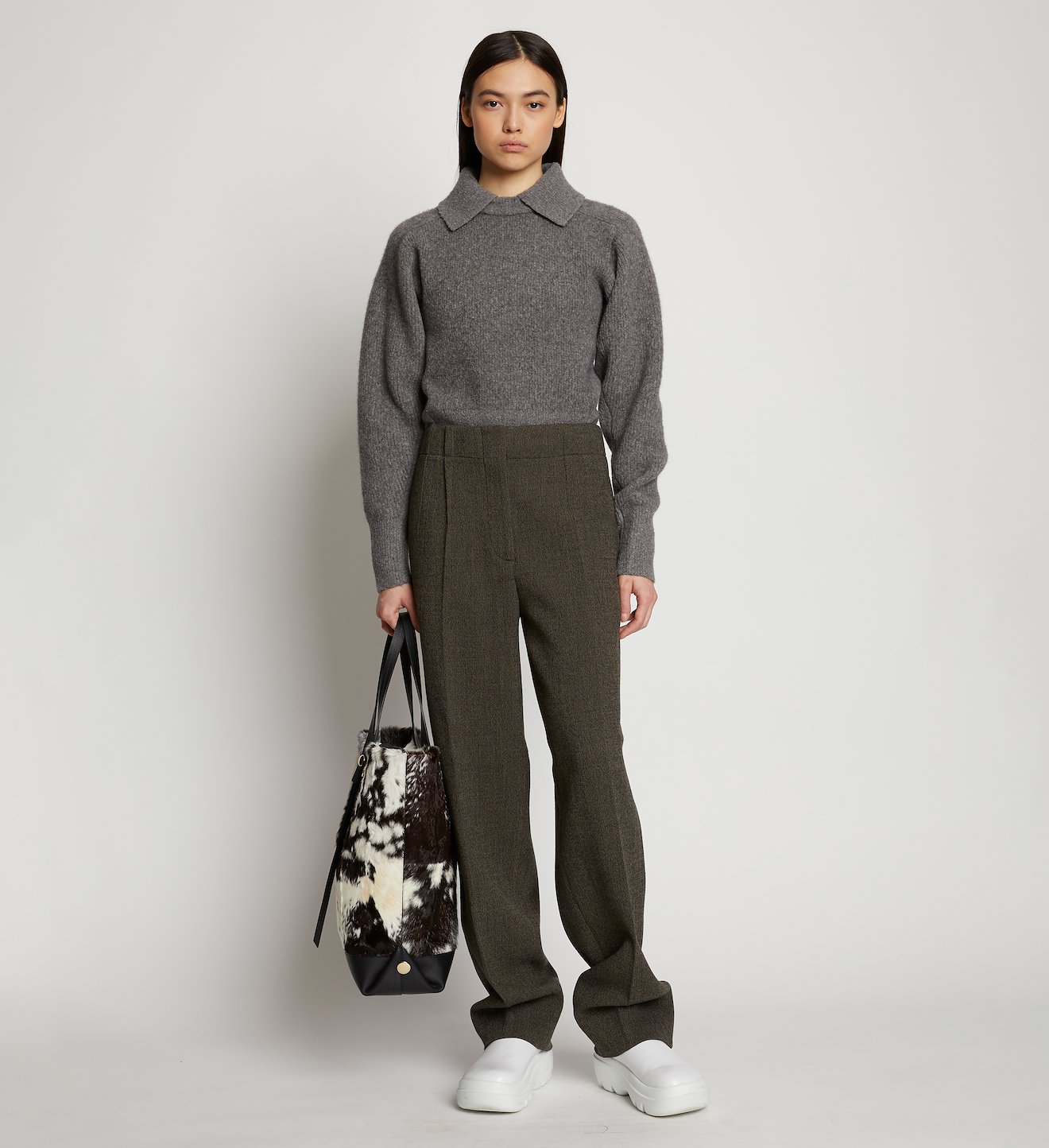 Melange Suiting Pants