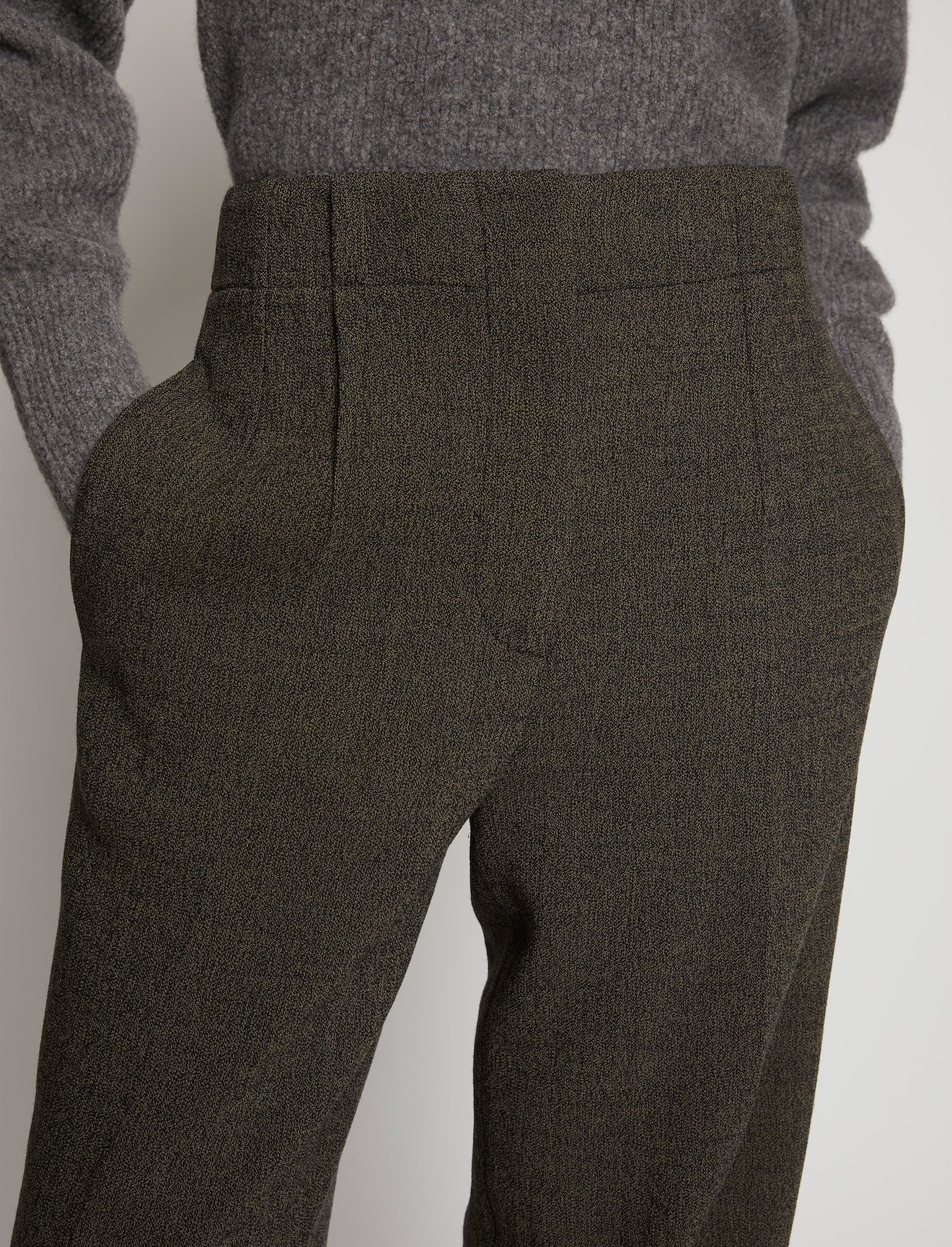 Melange Suiting Pants #3