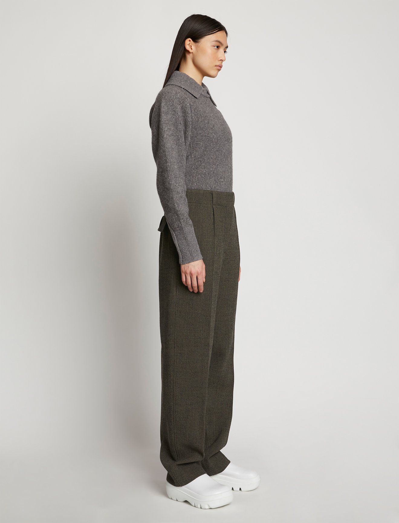 Melange Suiting Pants #1