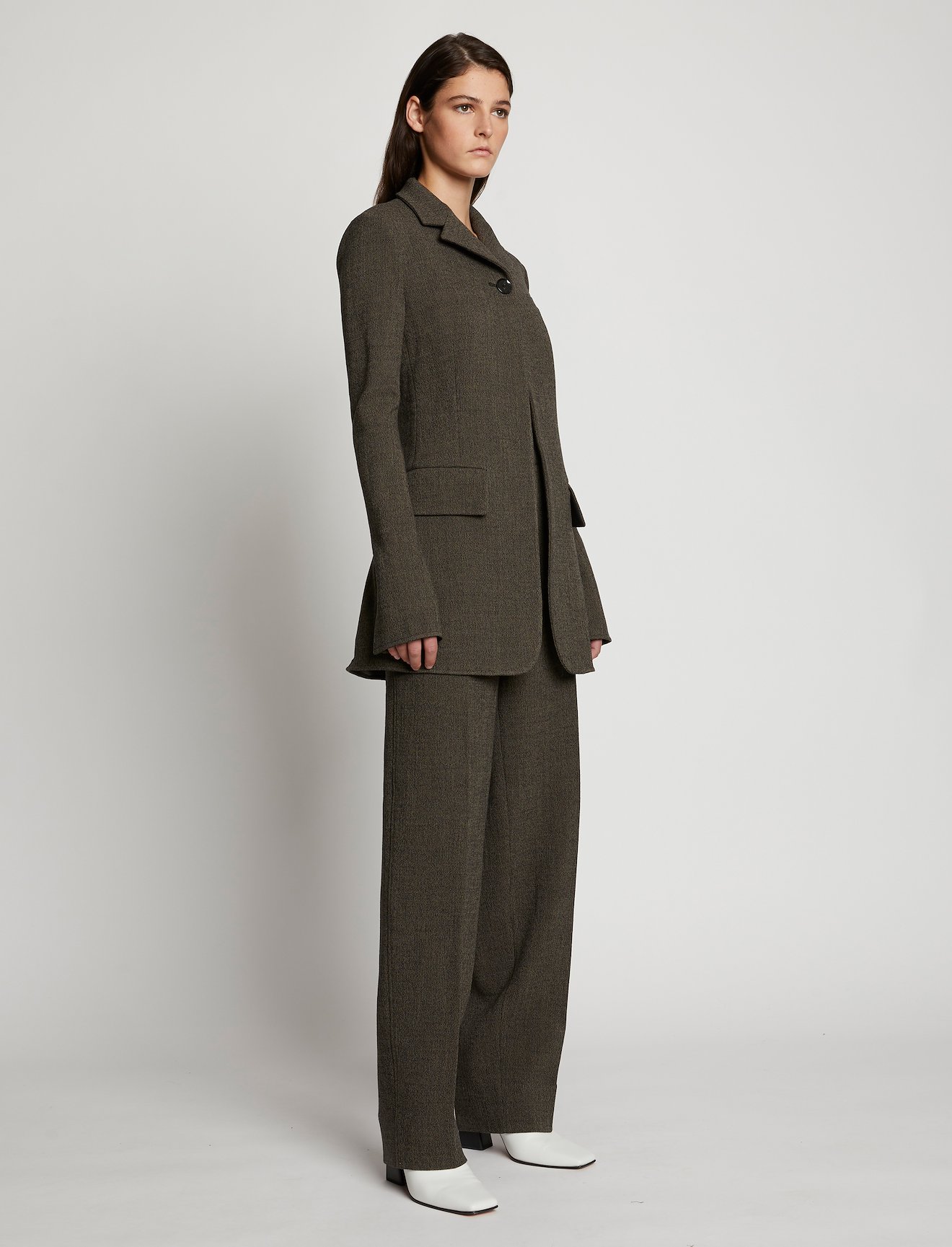 Melange Suiting Slim Blazer #1