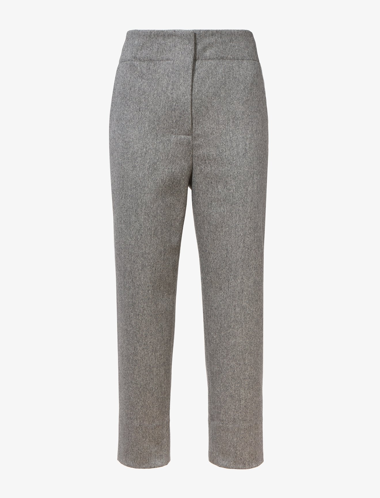 Melange Virgin Wool Tapered Pants #4