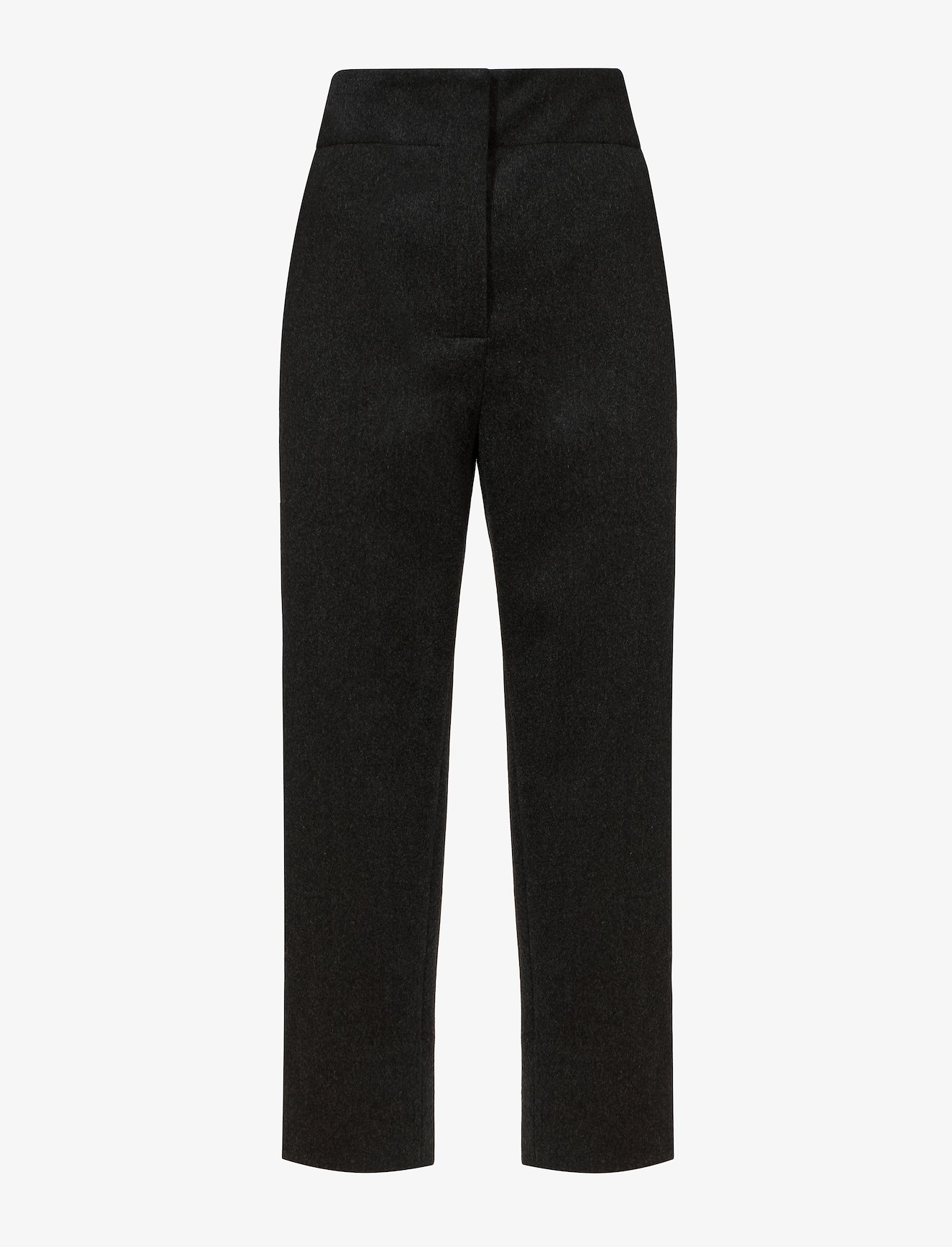 Melange Virgin Wool Tapered Pants #4