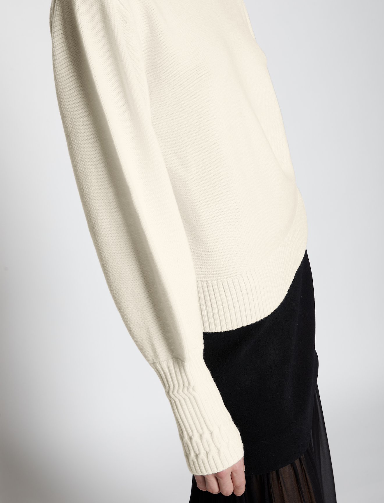 Merino Balloon Sleeve Sweater #3