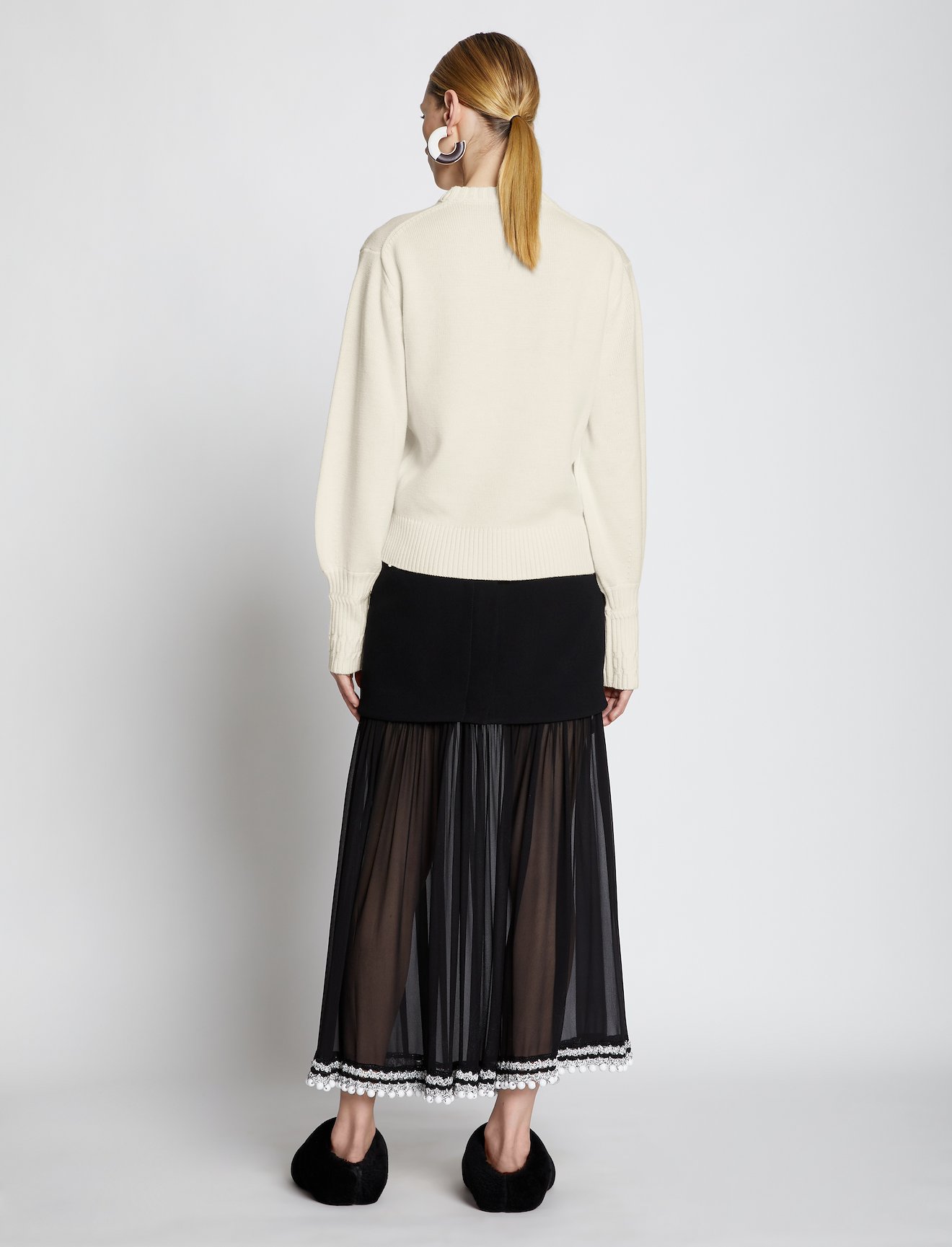 Merino Balloon Sleeve Sweater #2