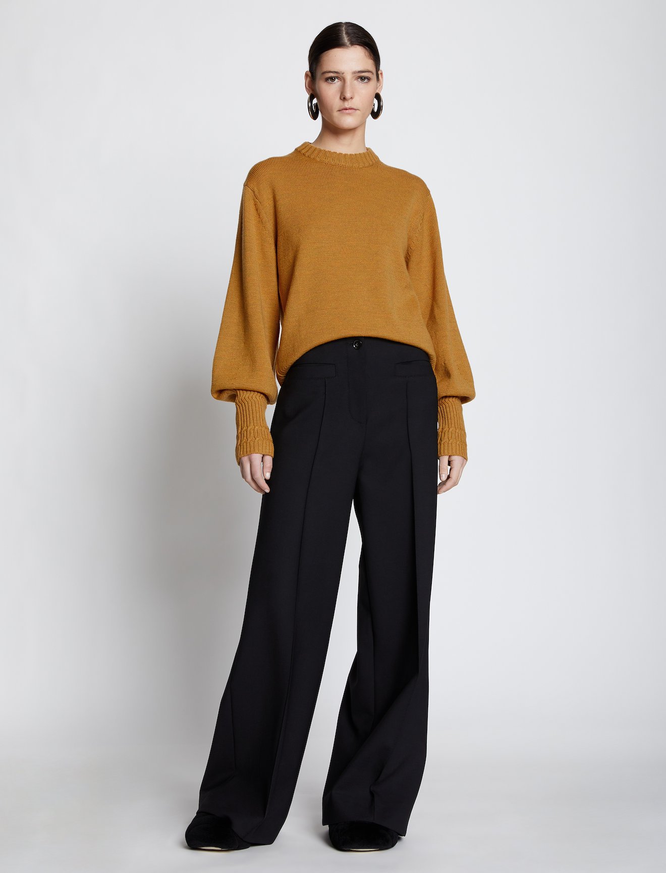 Merino Balloon Sleeve Sweater #1