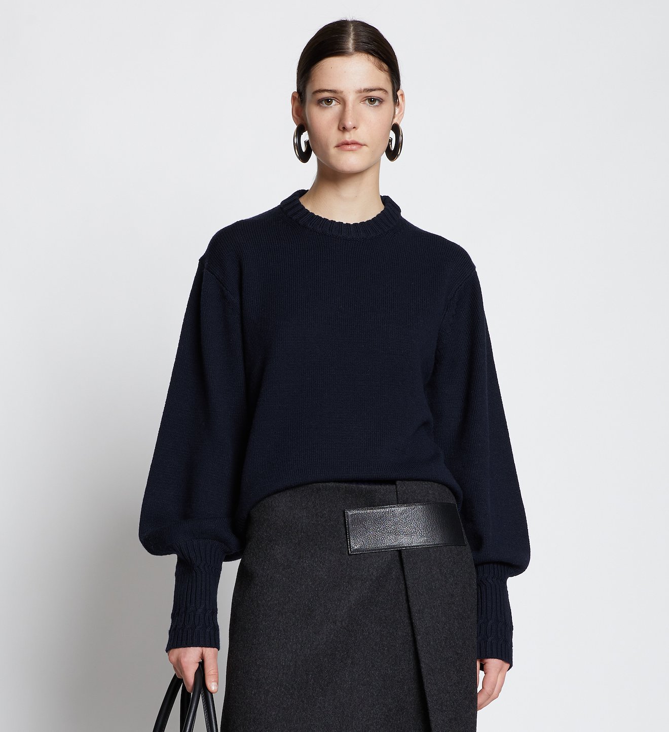 Merino Balloon Sleeve Sweater