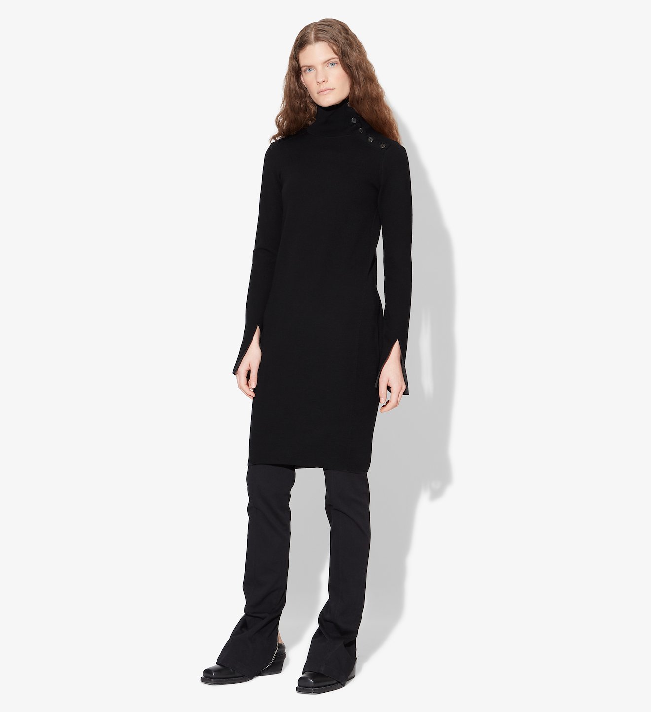 Merino Knit Long Sleeve Dress