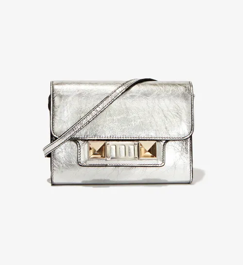 Metallic PS11 wallet with strap