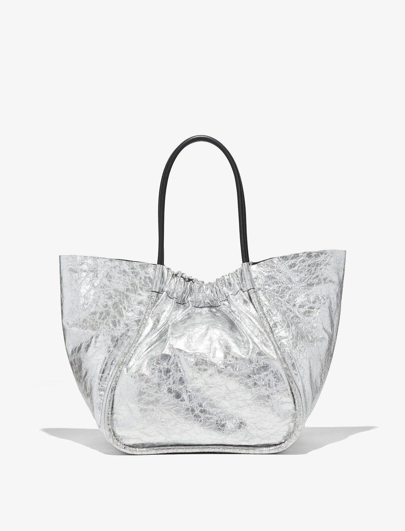 Metallic Ruched XL Tote #2