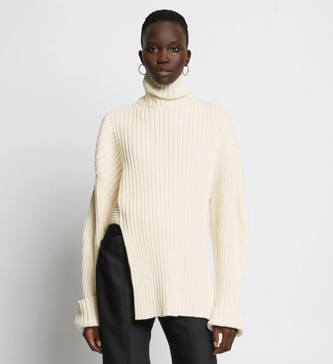 asymmetrical sweater