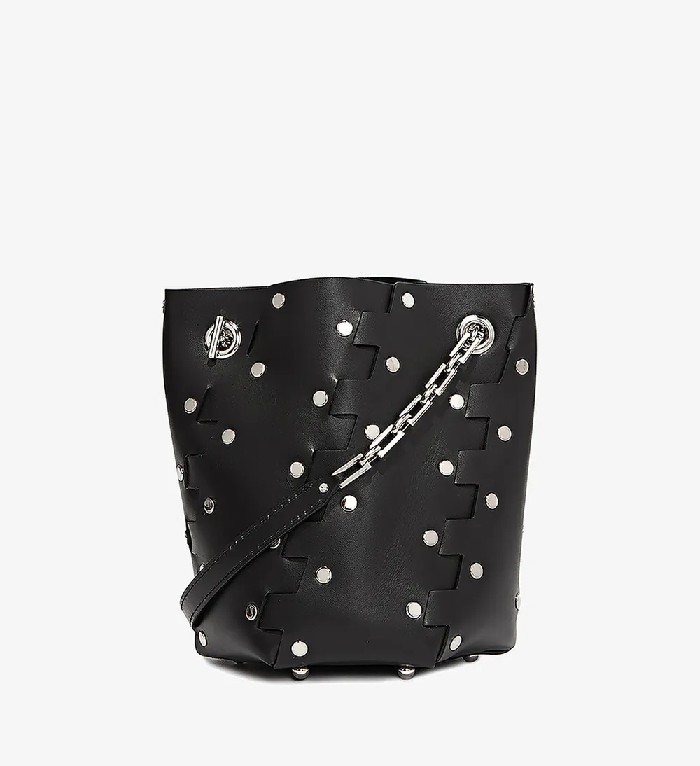 Mini Studded Hex Bag