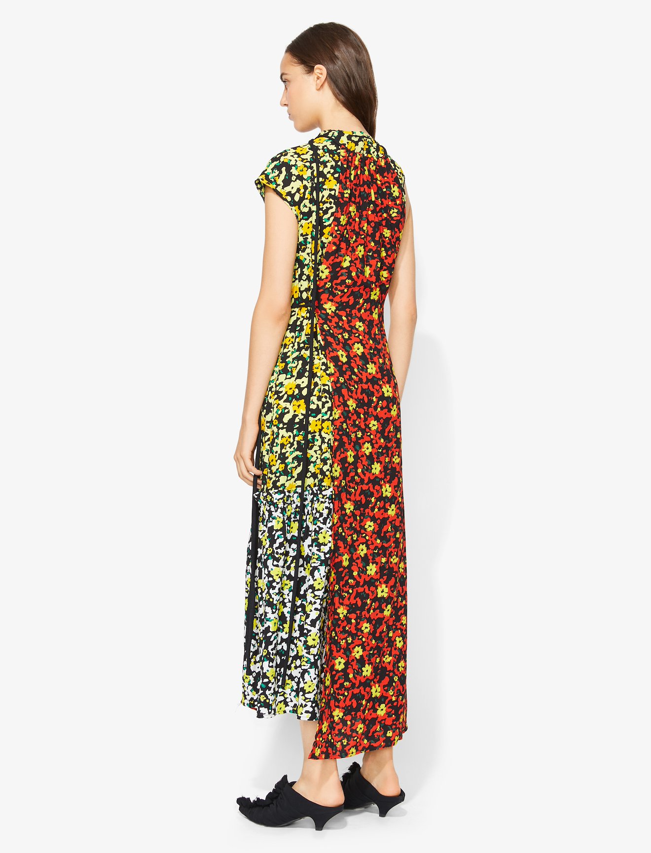 Multi Floral Asymmetrical Dress #2