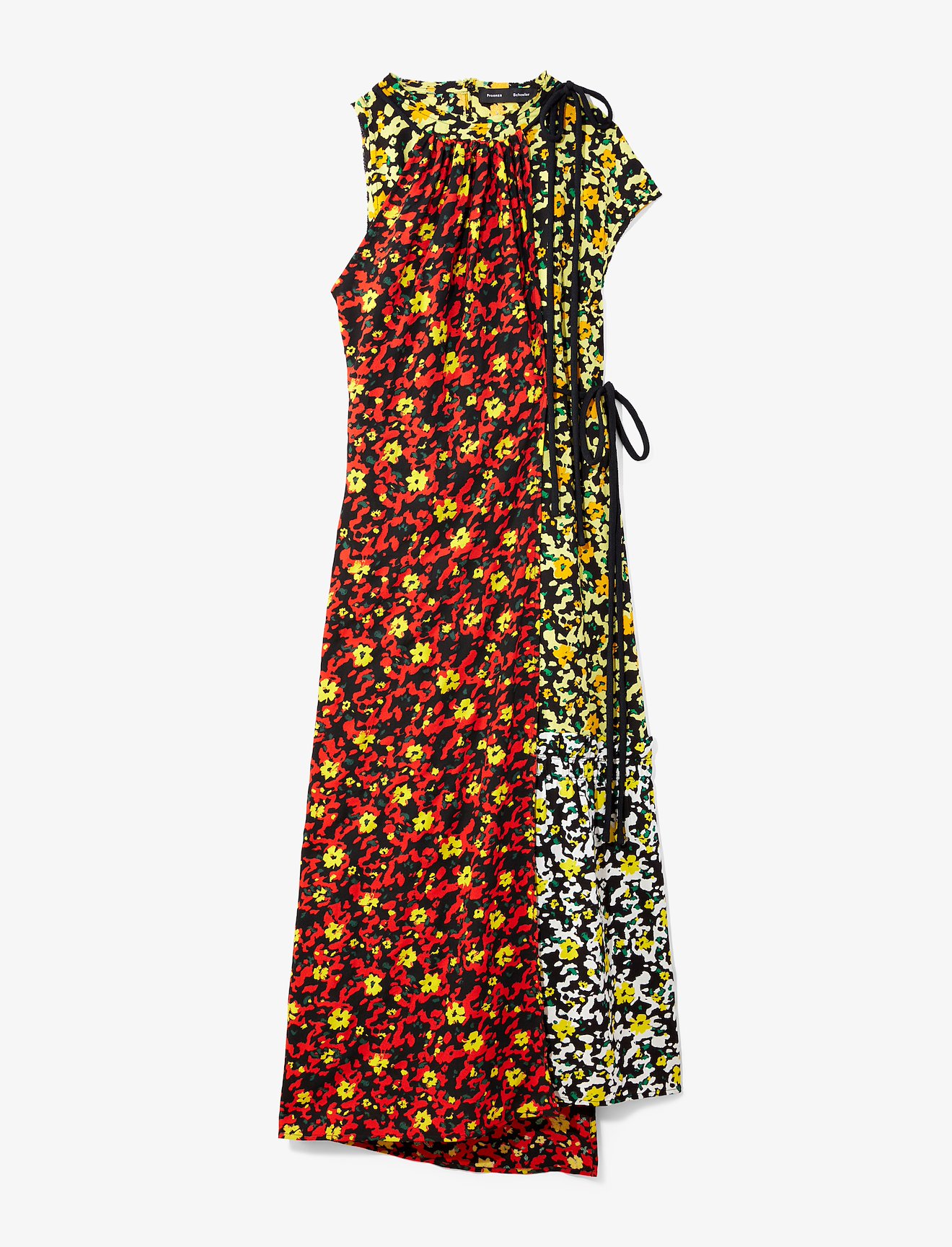 Multi Floral Asymmetrical Dress #4