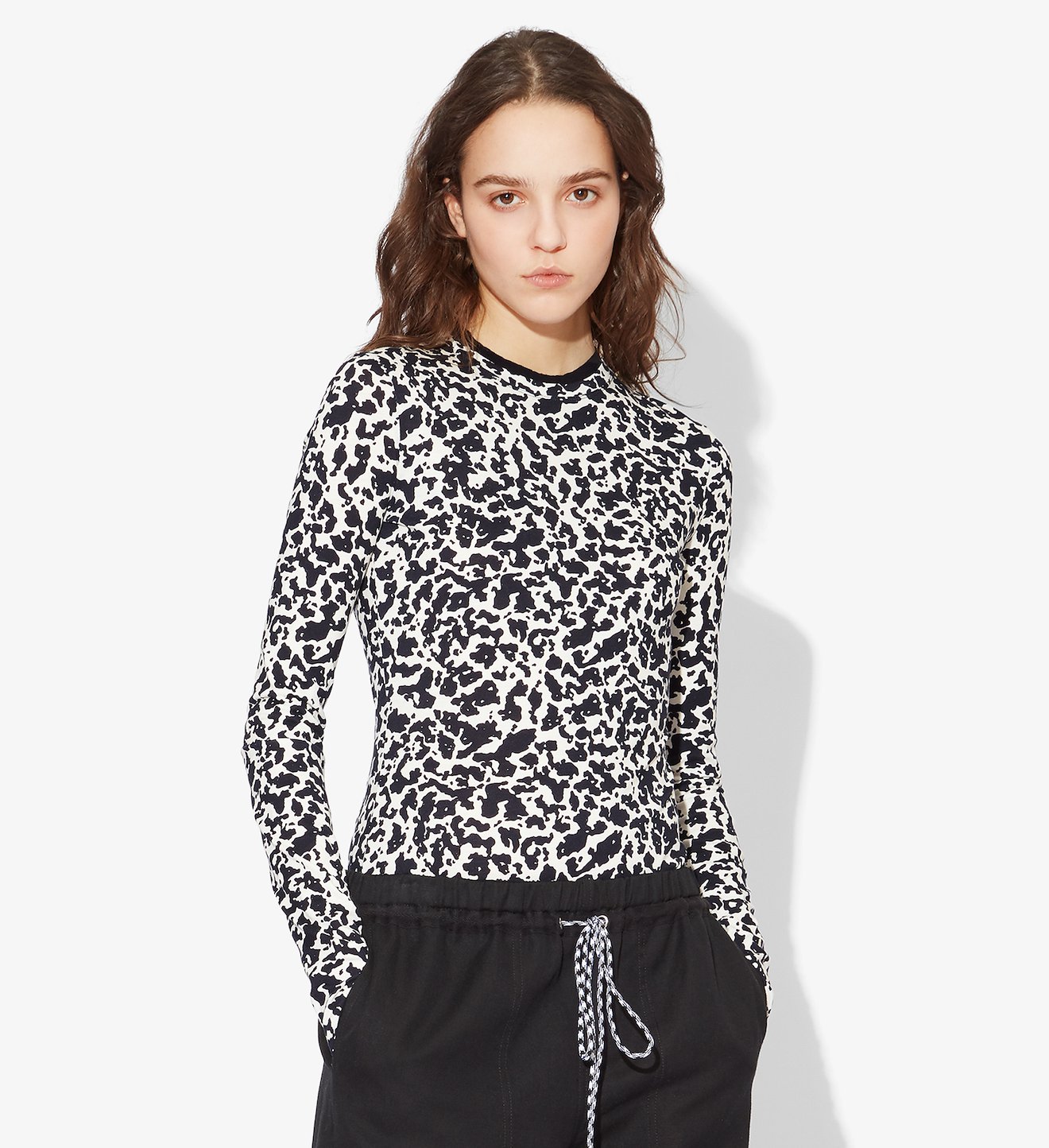 Notebook Print Fitted T-Shirt