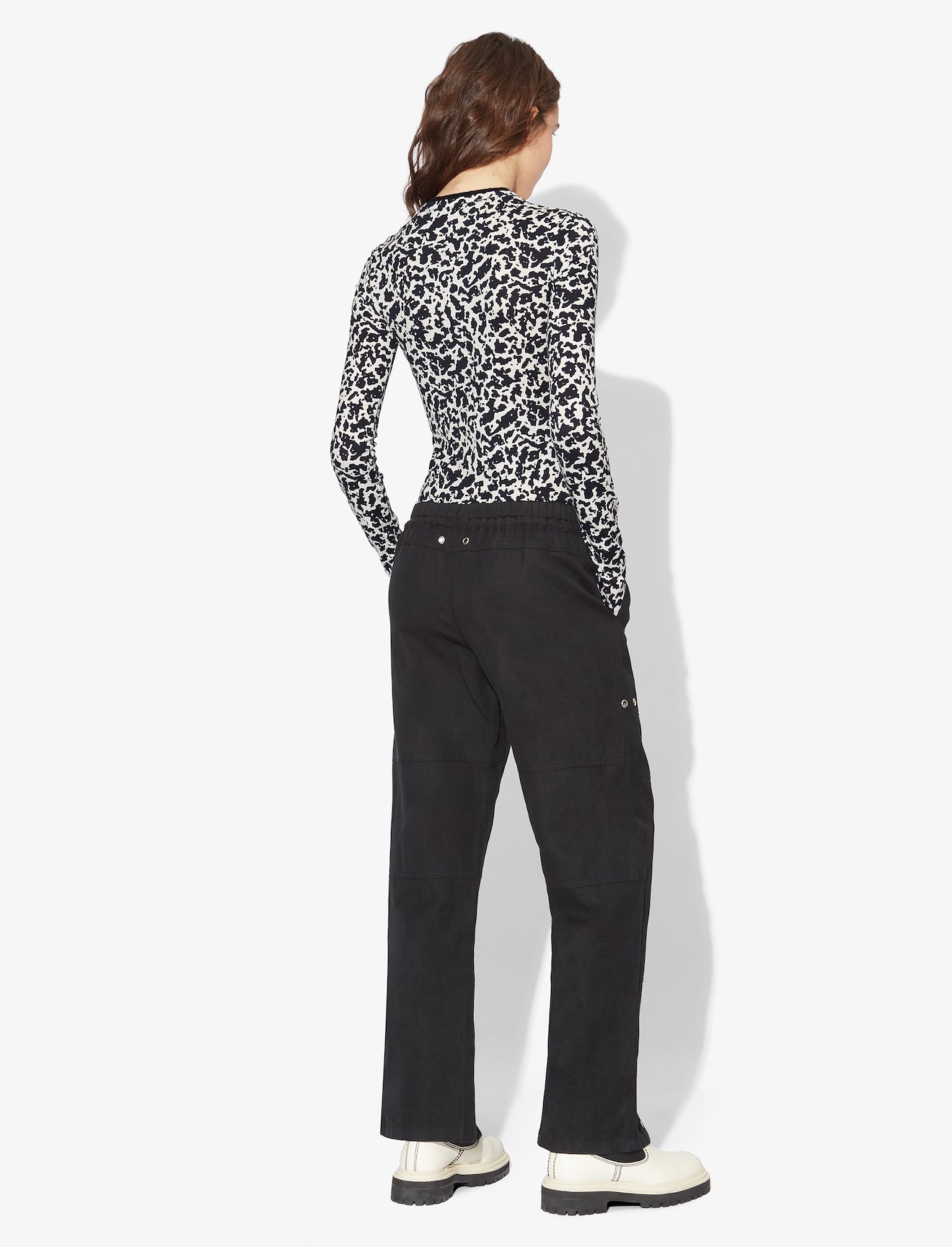 Notebook Print Fitted T-Shirt #2