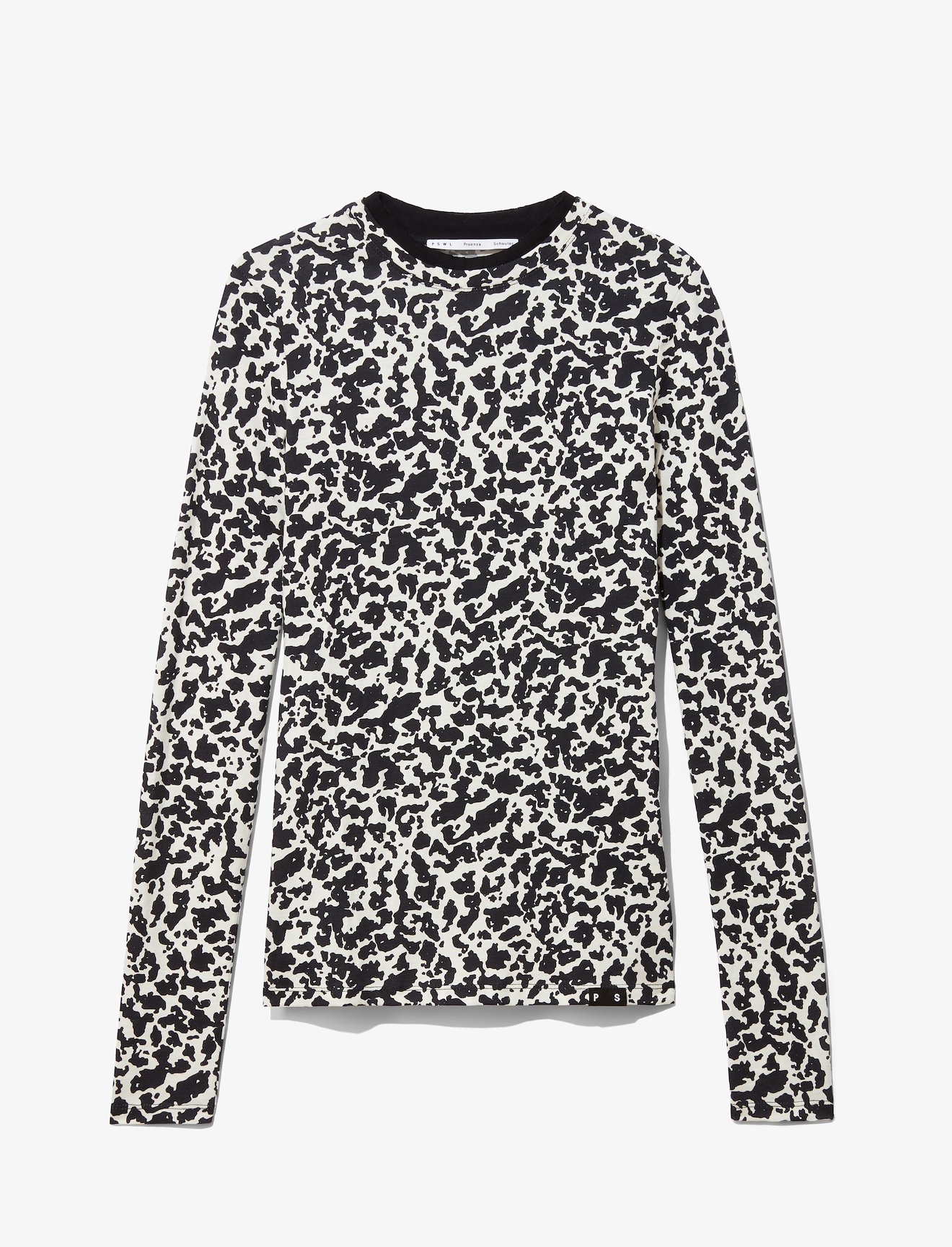 Notebook Print Fitted T-Shirt #4