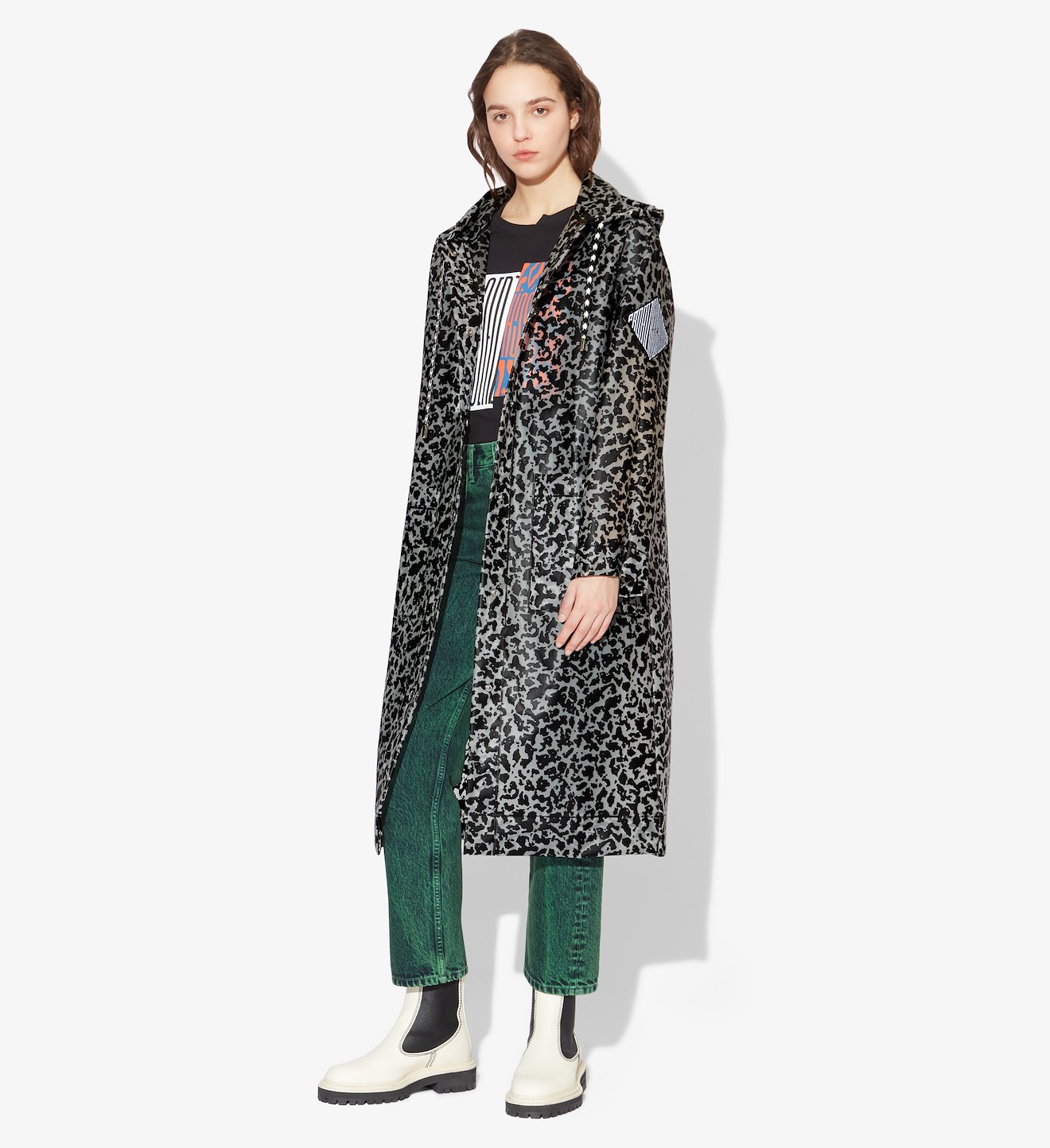 Notebook Print Raincoat