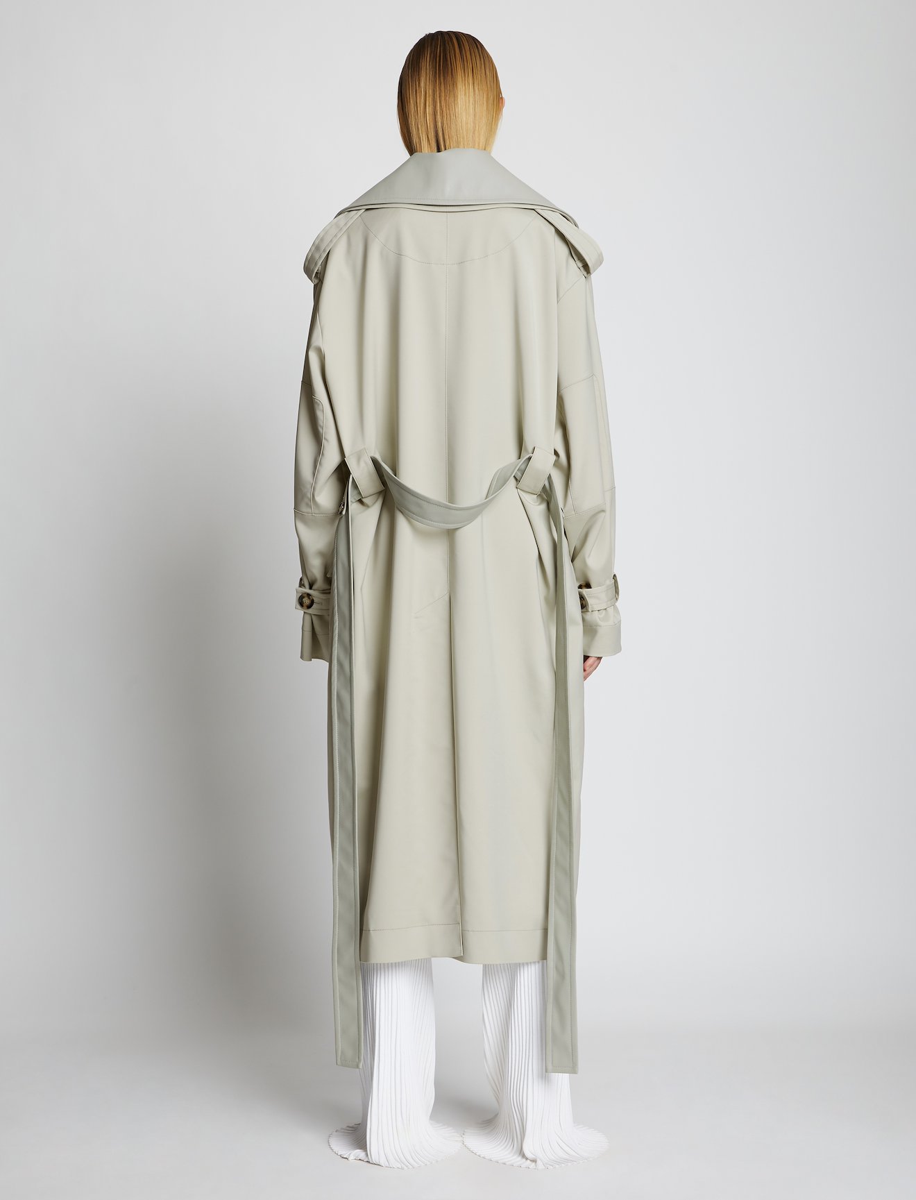 Nylon Gabardine Trench Coat #2