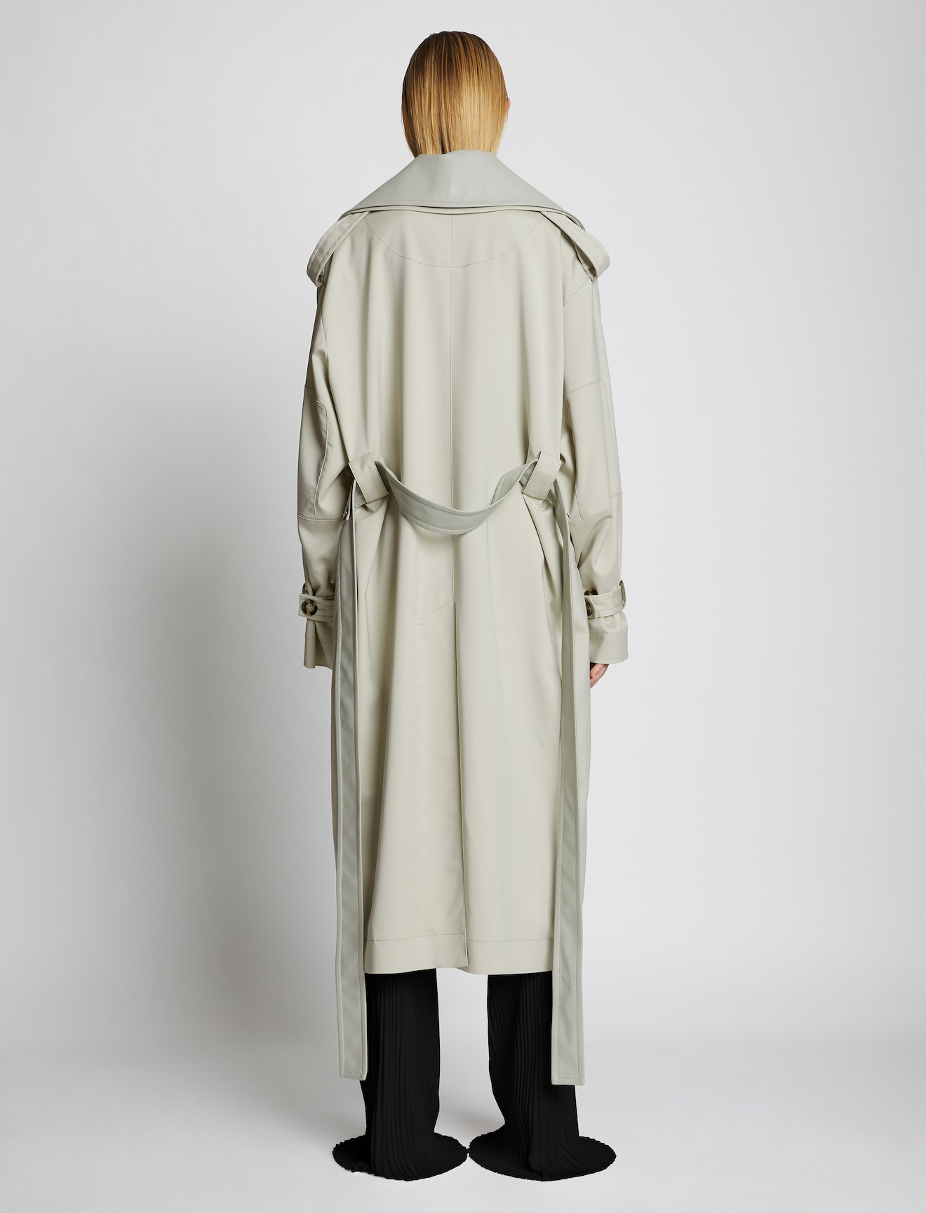 Nylon Gabardine Trench Coat #2