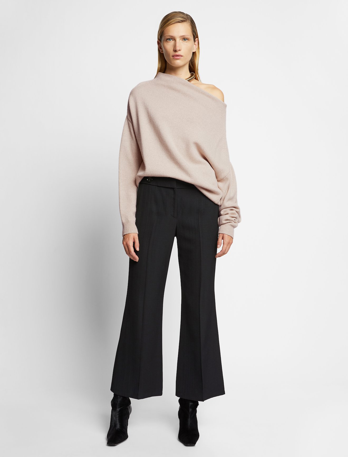 Off Shoulder Merino Sweater #1