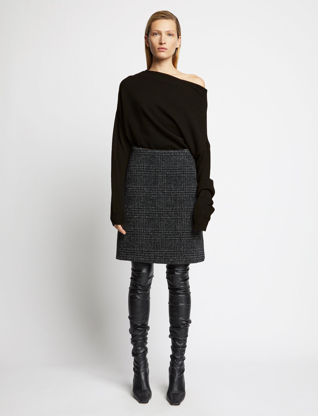 Off Shoulder Merino Sweater #1