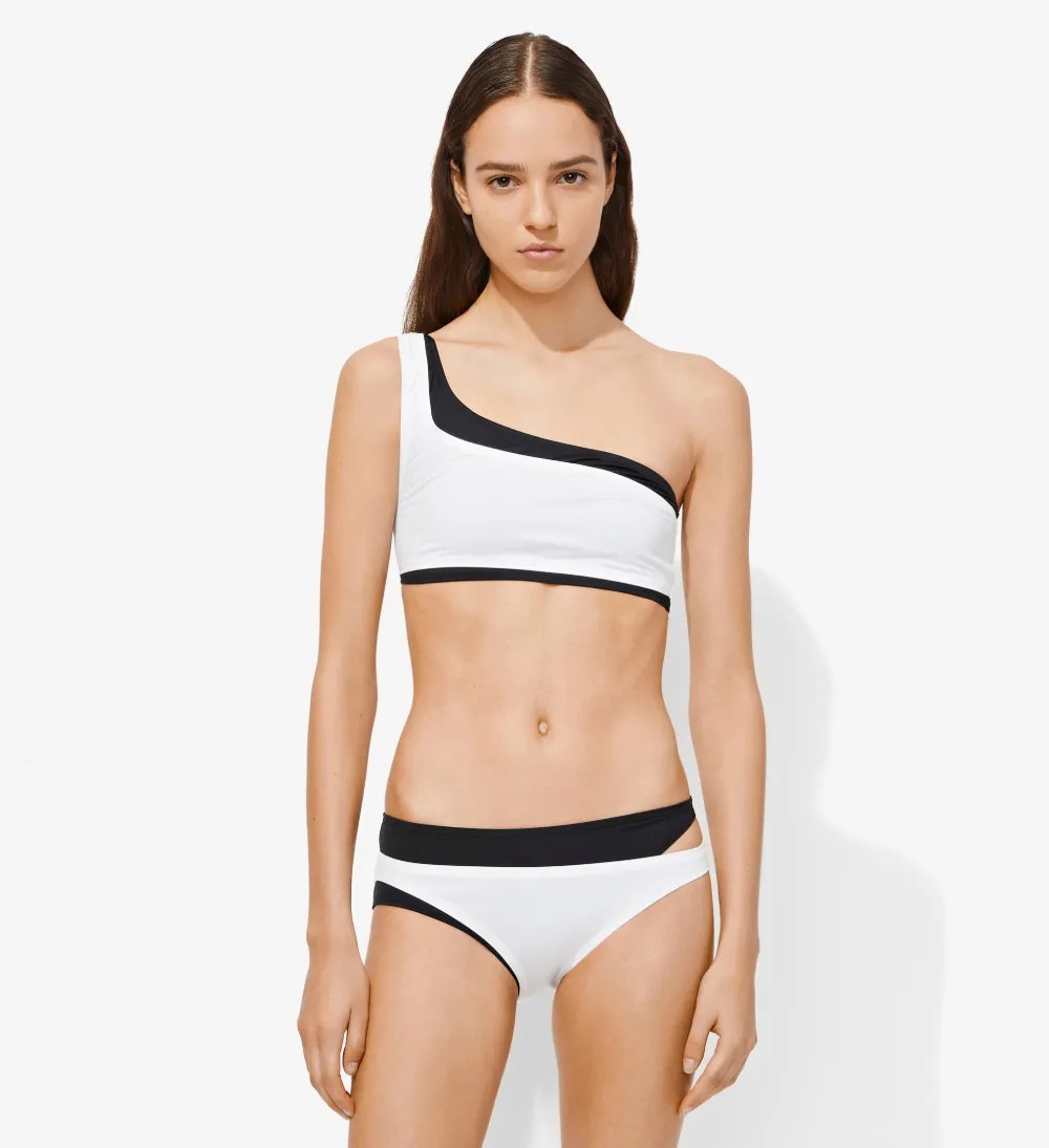 One Shoulder Layered Bikini