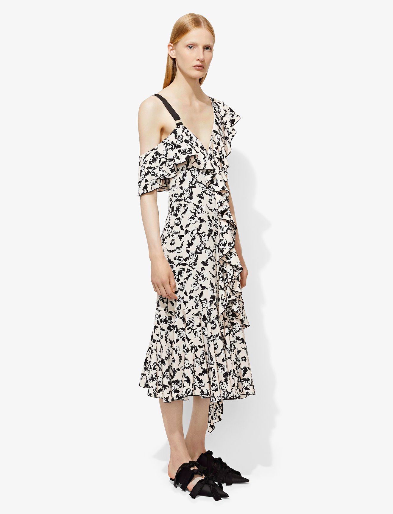 One Shoulder Ruffle Dress #1