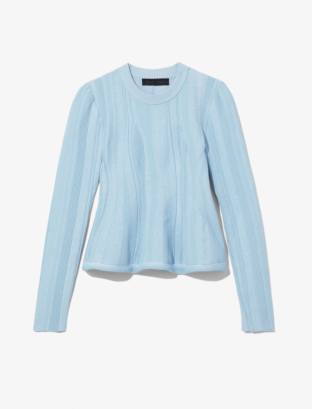 Ottoman Peplum Knit Top #4