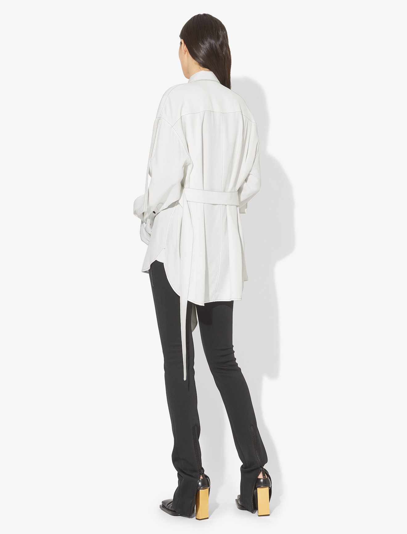 Oversized Topstitched Shirt #2
