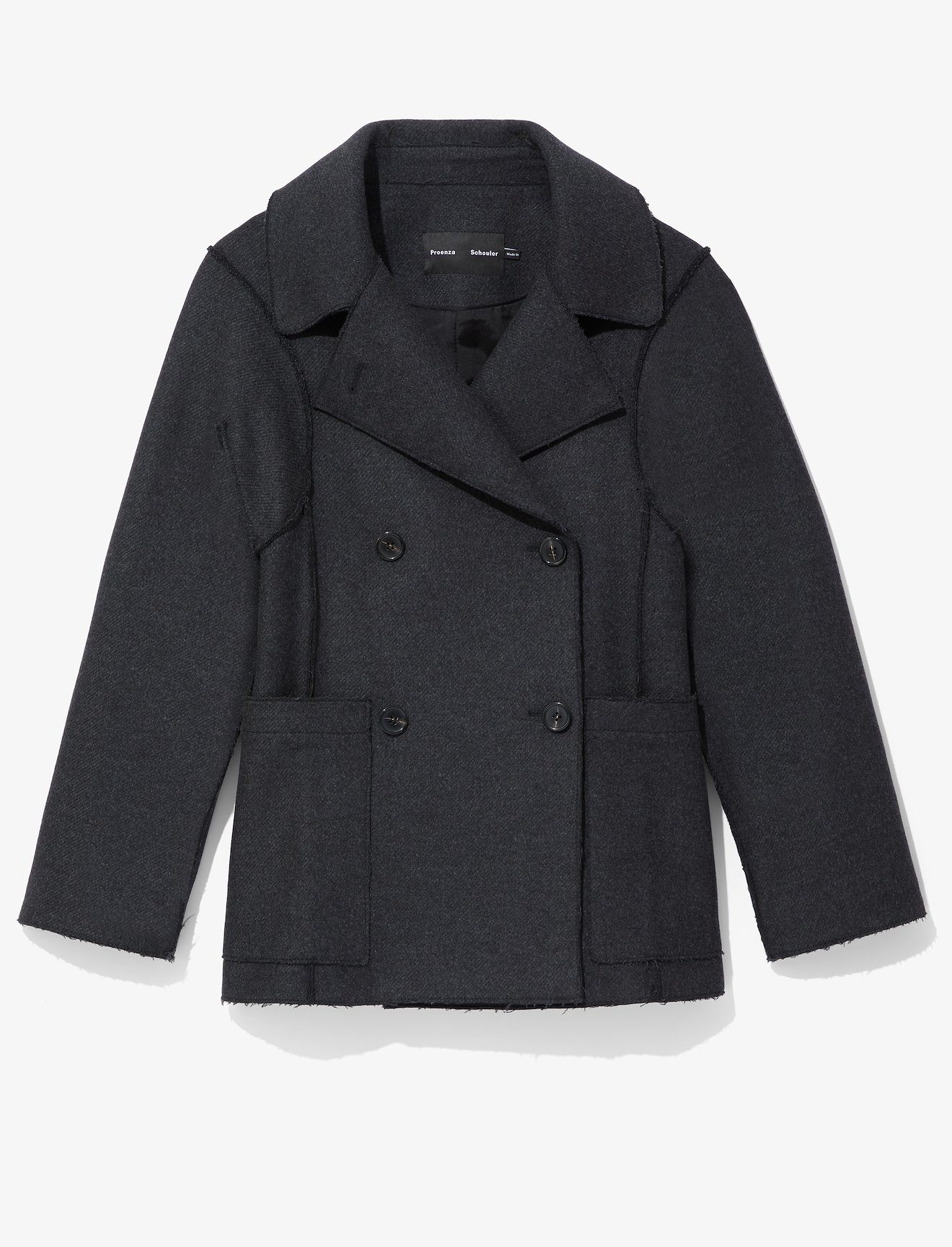 Oversized Wool Cashmere Peacoat #4