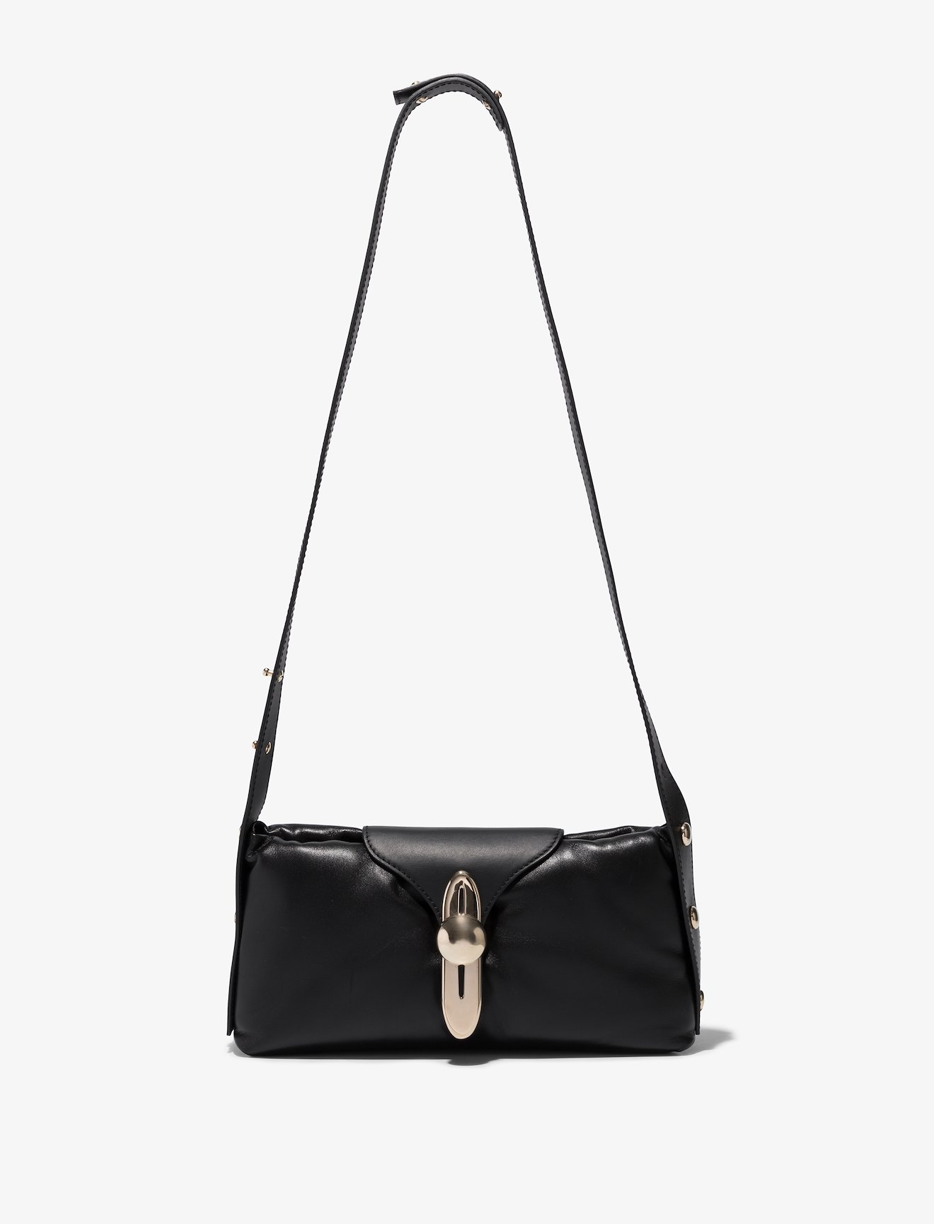 Padded Latch Shoulder Bag #6